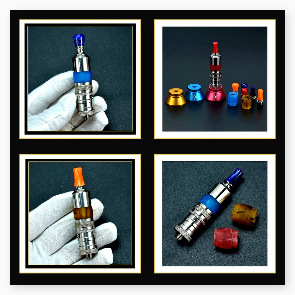 Wolfcoolvape Flash-e-Vapor 듀얼  - Drip Tip Resin 리뷰 및 가격