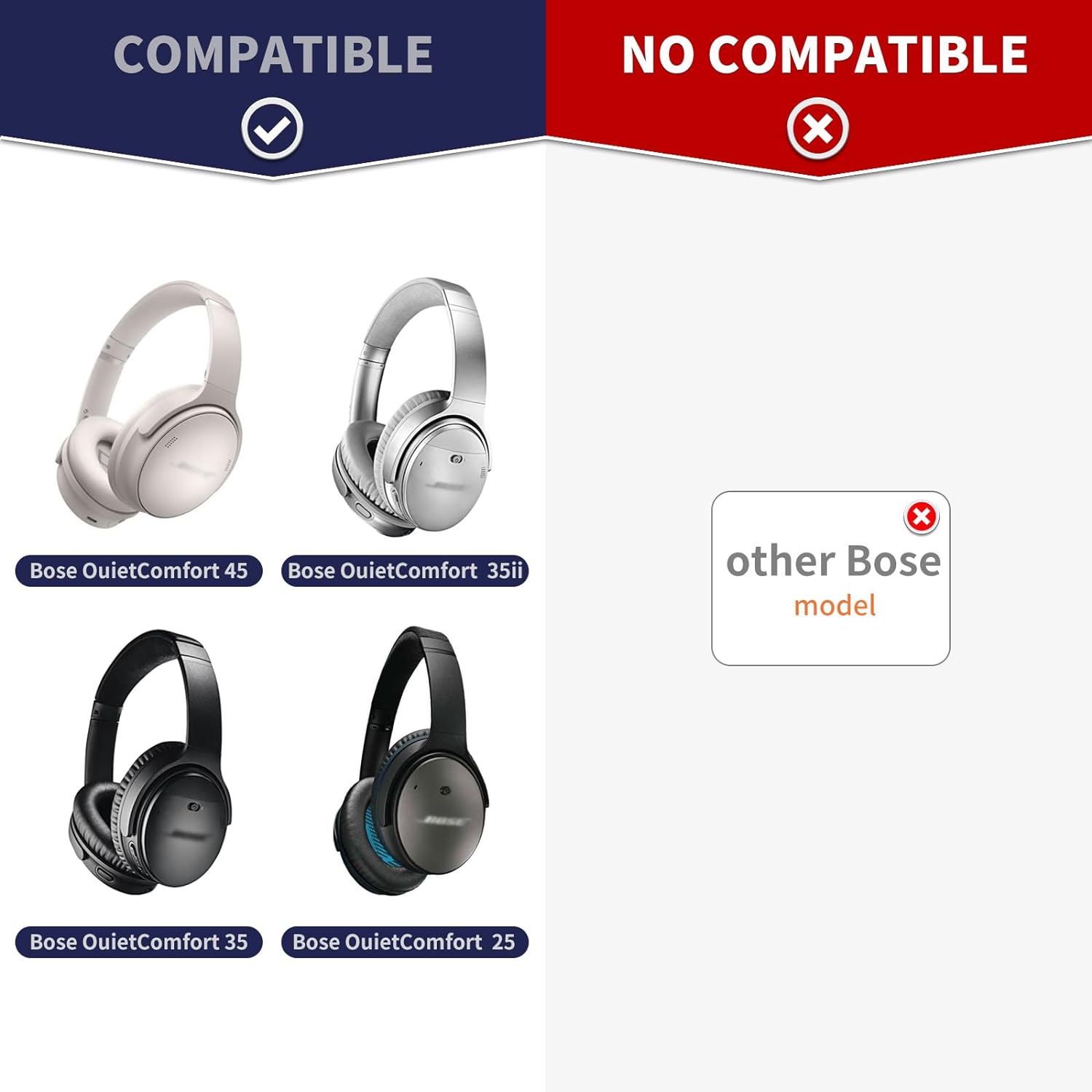 QuietComfort QC45 쿨링 젤 이어패드, B - Bose Headphone Qc45 리뷰 및 가격